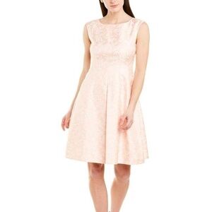 ANNE KLEIN Inverted Pleat Fit & Flare Dress